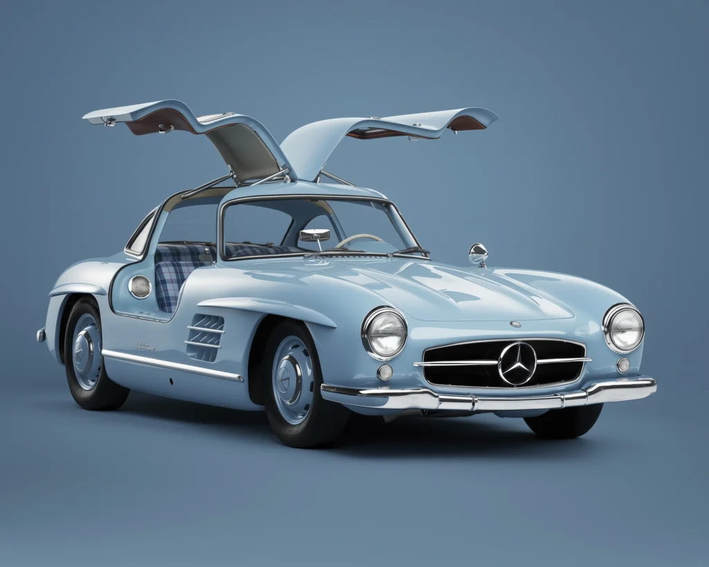300 SL Gullwing Glacier Blue