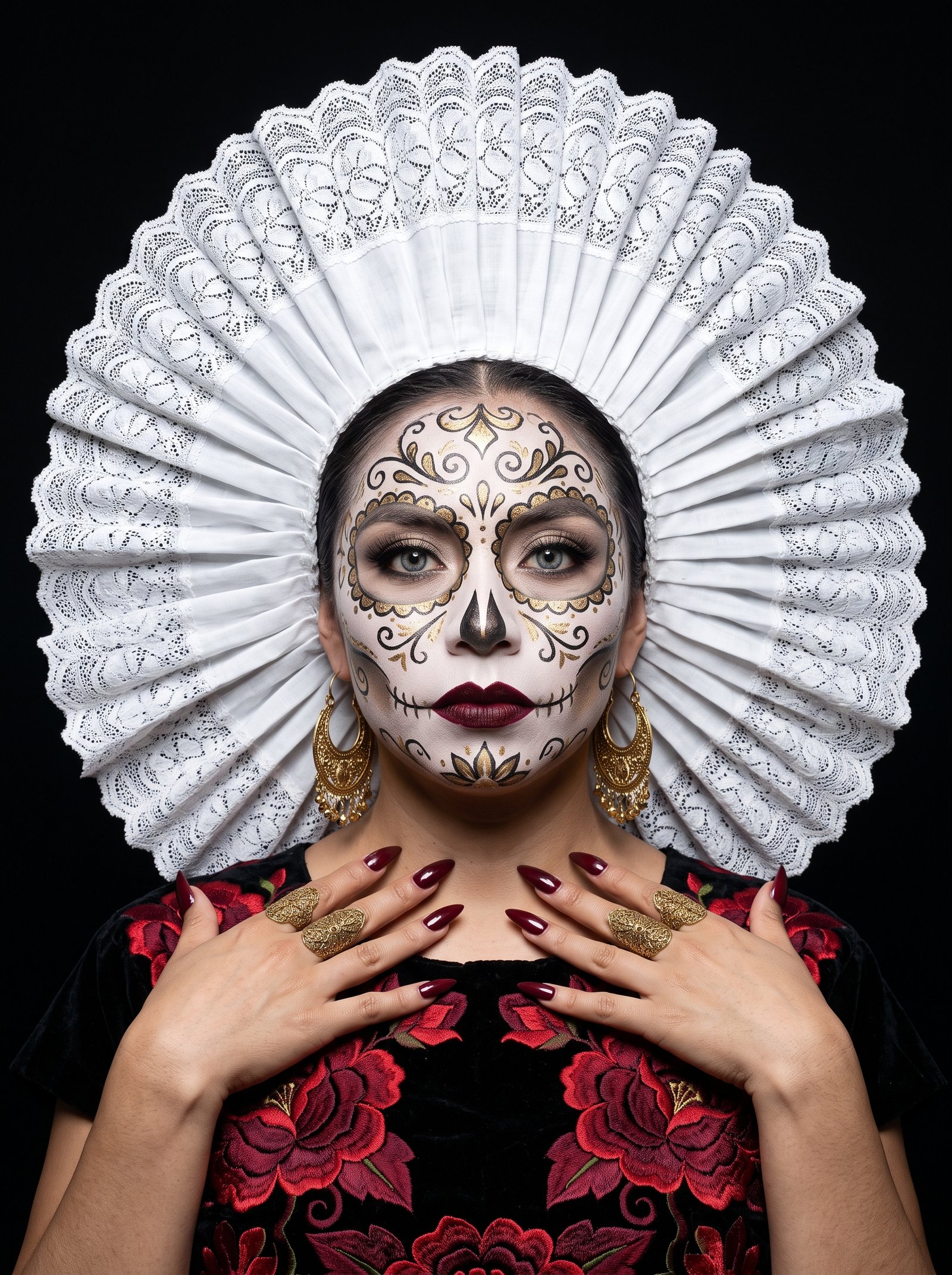 Catrina de Dentelle – Tableau contemporain Graphic Avenue