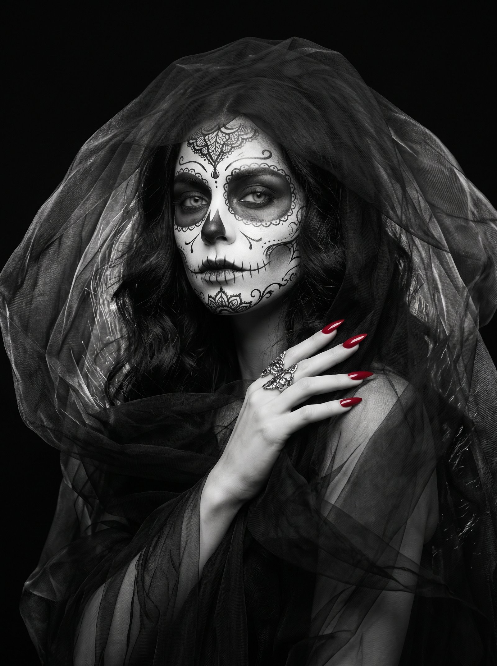 Catrina la Fiancée – Tableau contemporain Graphic Avenue