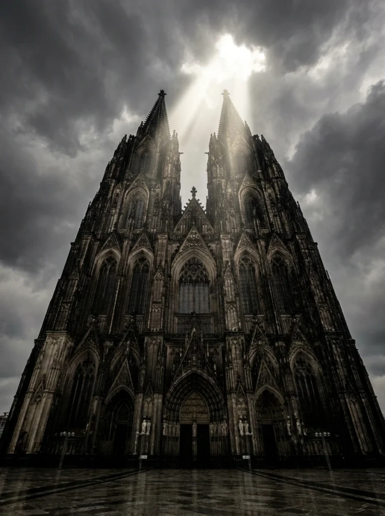 Cathédrale de Cologne Kölner Dom — Tableau Flèches Célestes