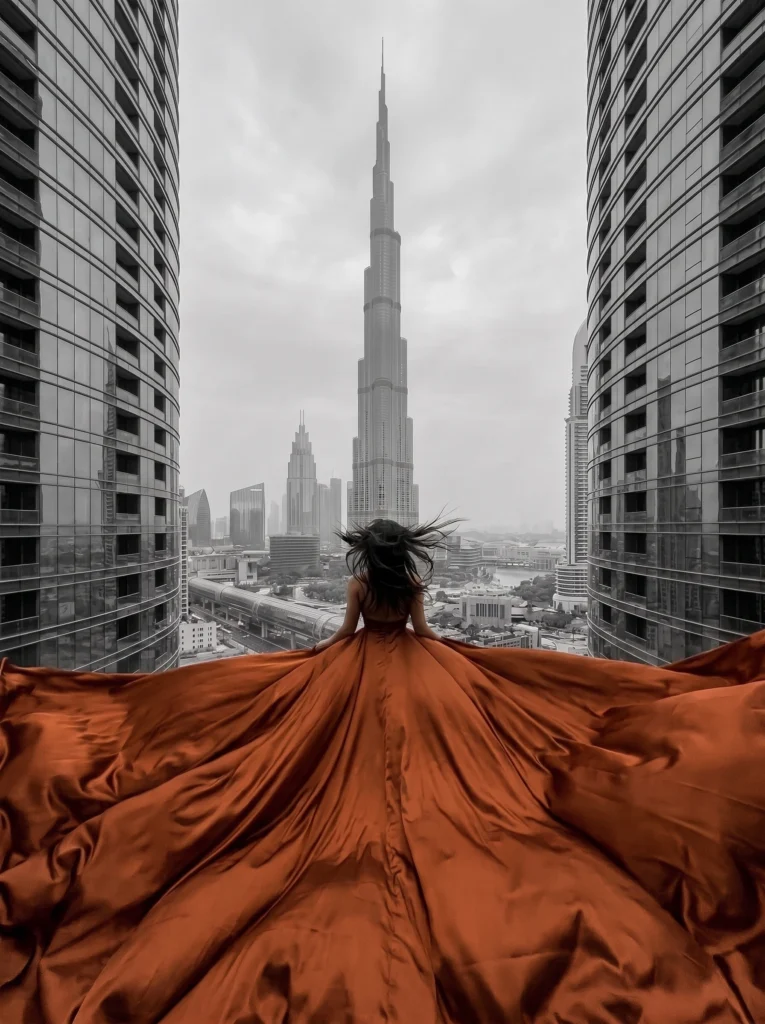 Dubaï Burj Khalifa — Tableau Urbain & Architecture Moderne