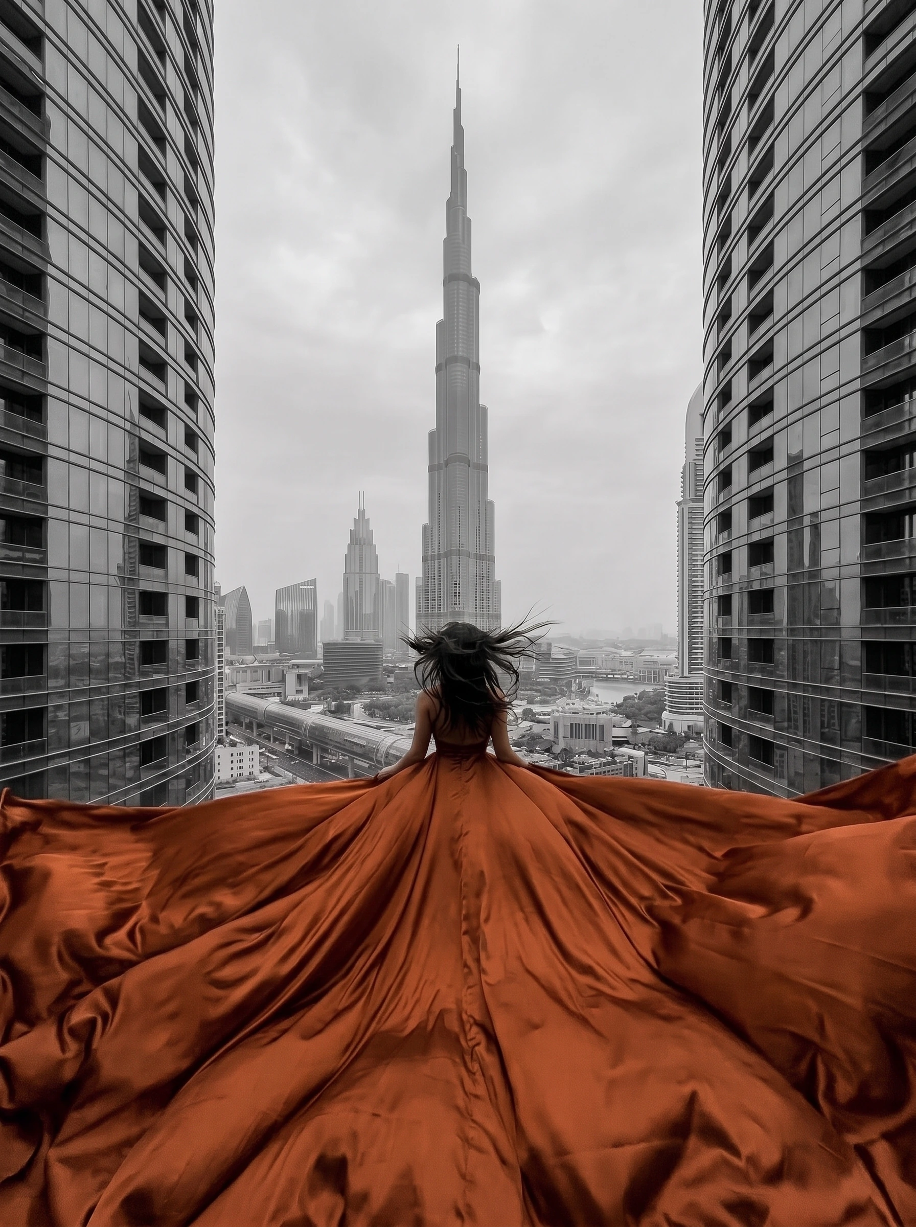 Dubaï Burj Khalifa — Tableau Urbain & Architecture Moderne