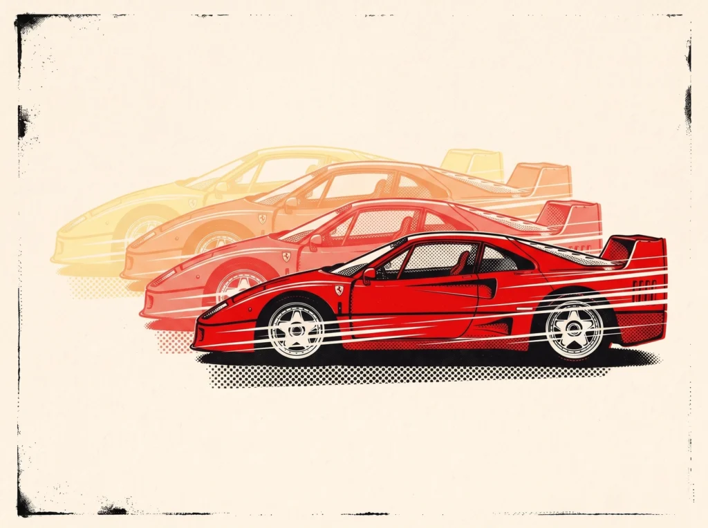 Évolution F40