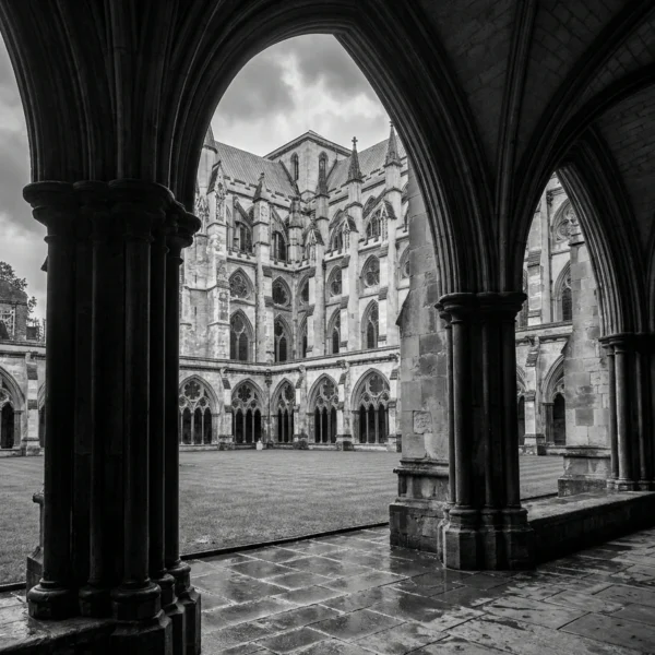 Londres Abbaye de Westminster Cloître — Tableau Sanctuaire Gothique