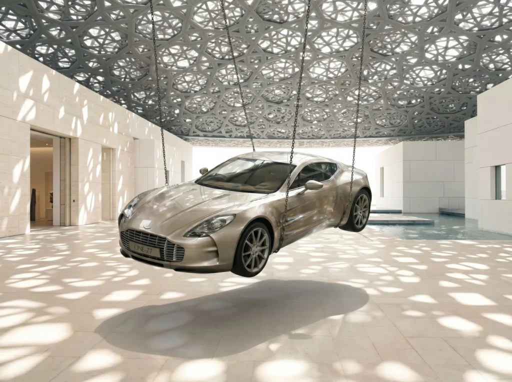 Aston Martin One-77 Suspension — Tableau voiture de légende