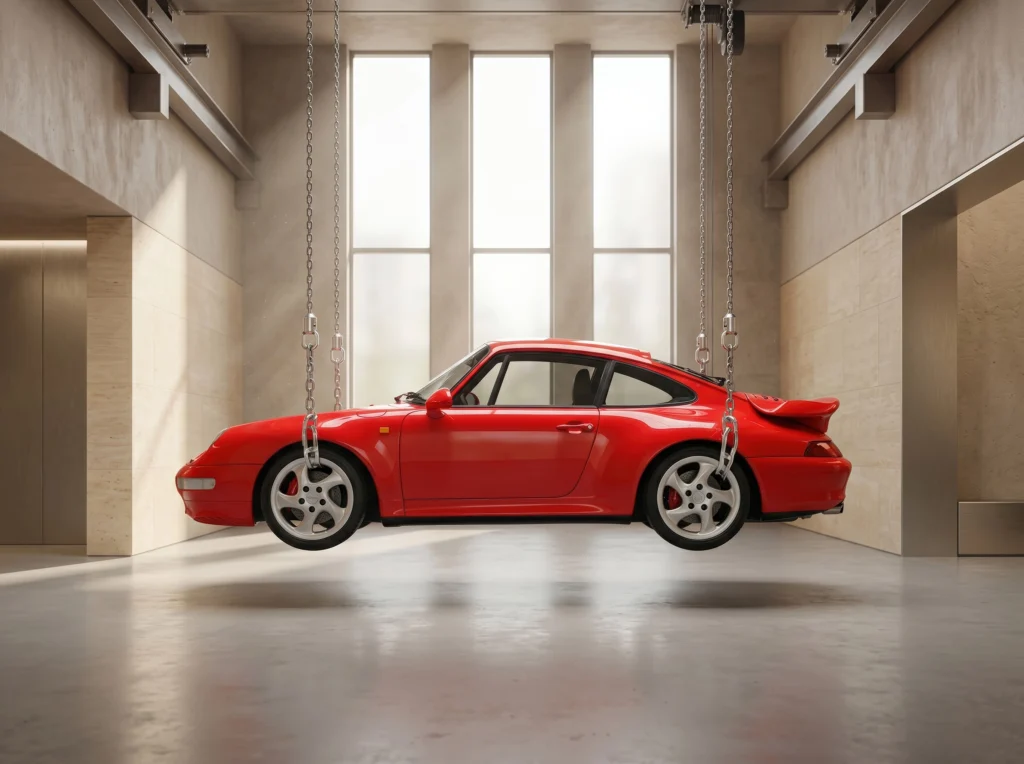 Porsche 993 Turbo Suspension — Tableau voiture de légende